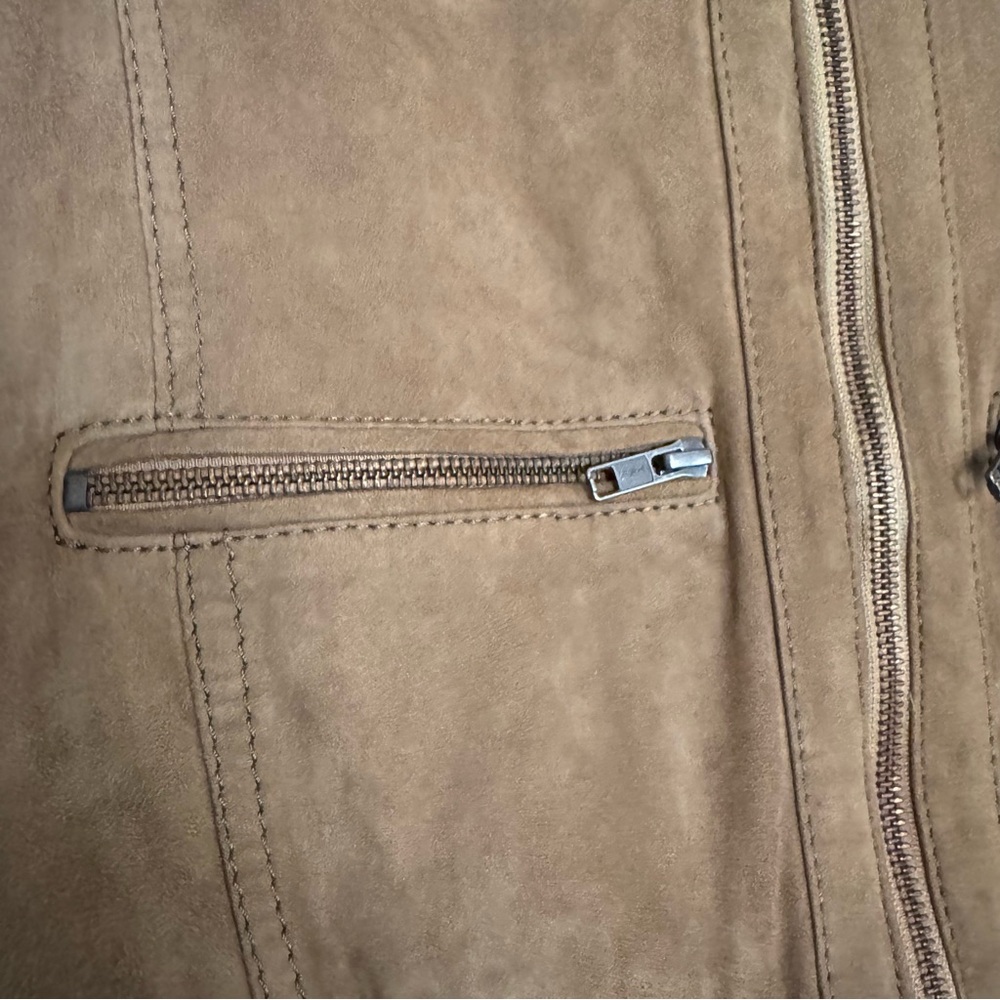 Sacoor Brothers 100% GENUINE LEATHER Light Jacket Unisex Size S - Picture 2 of 16